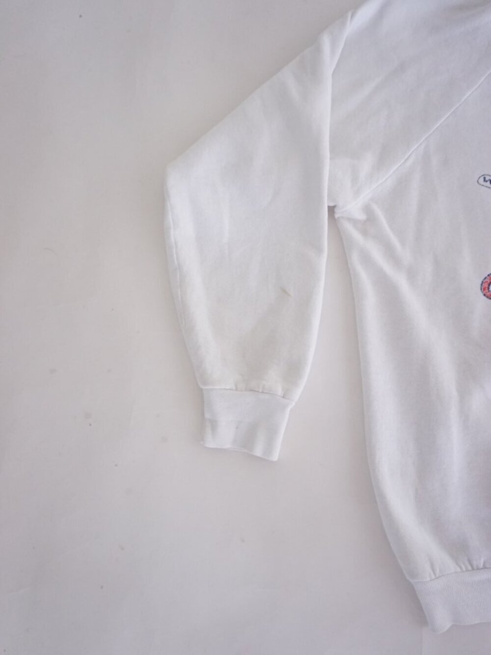 Vintage Canadian Championship White Graphic Maple Leaf Print Crewneck Sweater XL - Picture 8 of 11